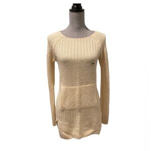 Women’s Authentic Lacoste Cream Tunic Sweater